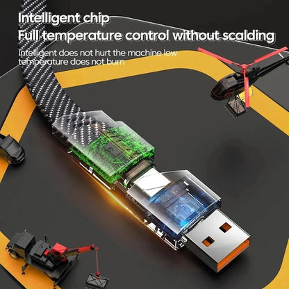 Velora 4-in-1 Fast Charging Cable | Multi-Charge Cable 65W